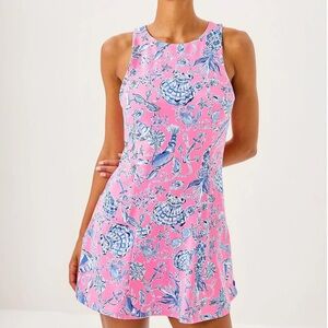 NWT Lilly Pulitzer XL Westley Active Dress
Rousseau Pink Barefoot Beachcombers